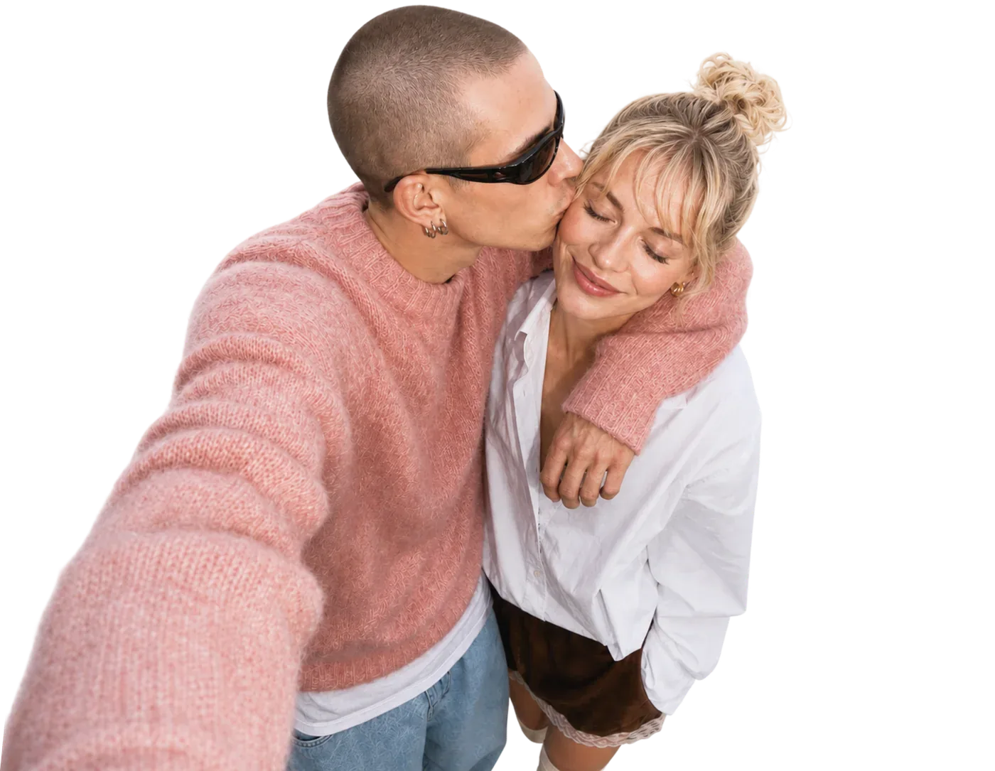 A couple who found each other on Vibe